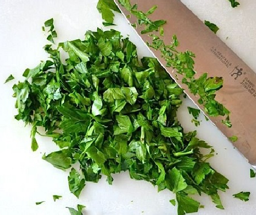 سبزیجات خرد شده گیلانه