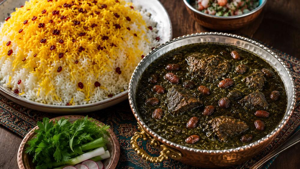 قورمه سبزی گیلانه (2)