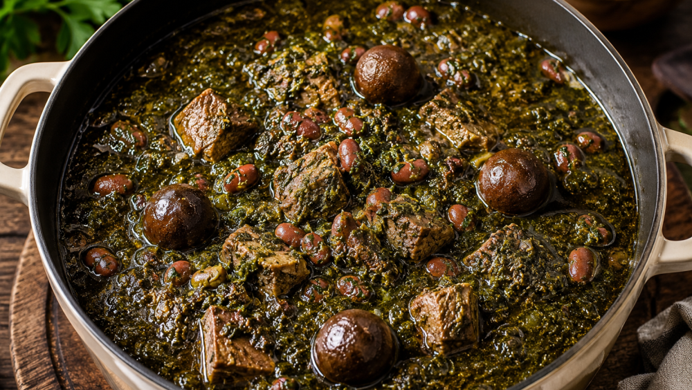 قورمه سبزی گیلانه3